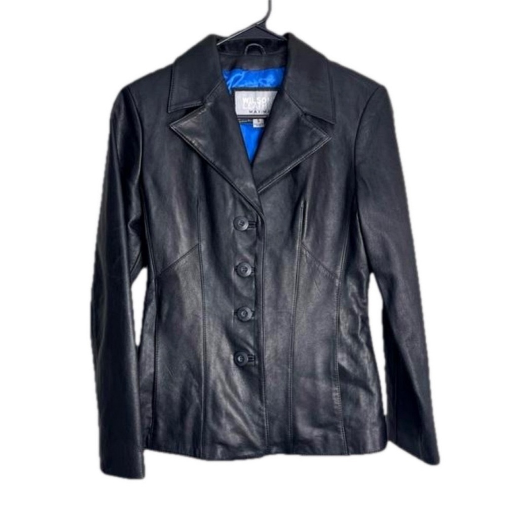 Wilson's Leather Maxima Black Jacket Size S